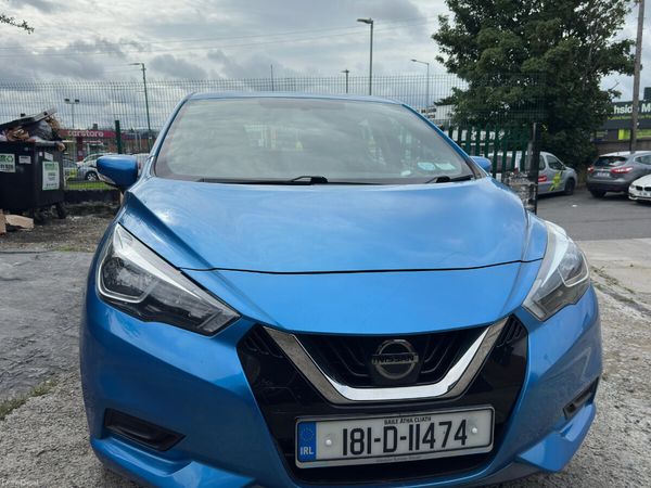 Nissan Micra Hatchback, Petrol, 2018, Blue