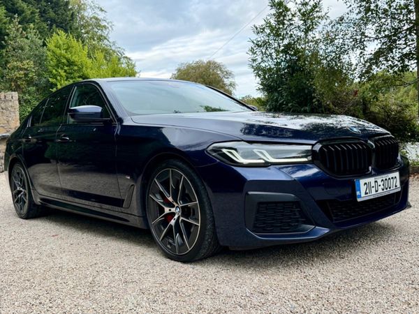 BMW 5-Series Saloon, Diesel, 2021, Blue
