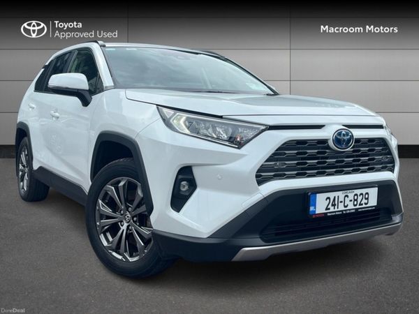 Toyota RAV4 SUV, Petrol Hybrid, 2024, White