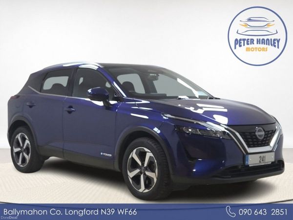 Nissan Qashqai SUV, Petrol Hybrid, 2024, Blue