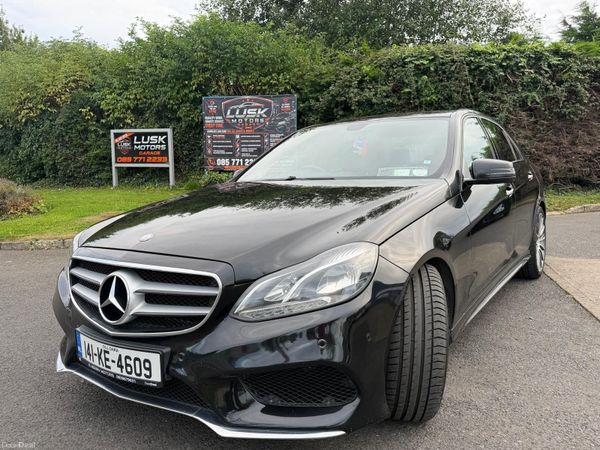Mercedes-Benz E-Class Saloon, Diesel Hybrid, 2014, Black