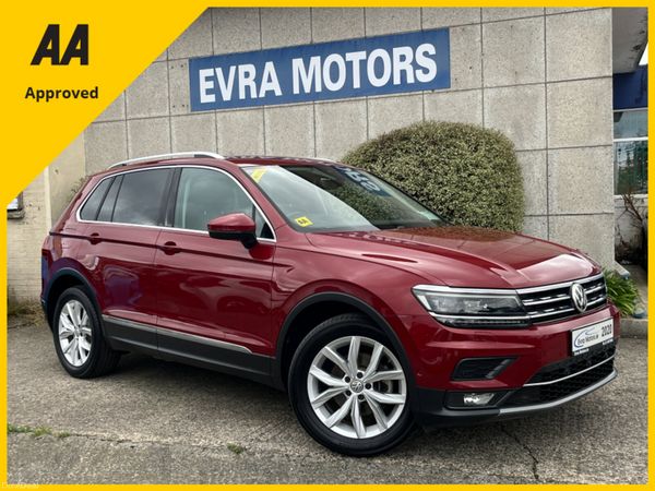 Volkswagen Tiguan SUV, Diesel, 2020, Red
