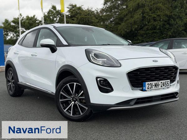 Ford Puma SUV, Petrol Hybrid, 2023, White