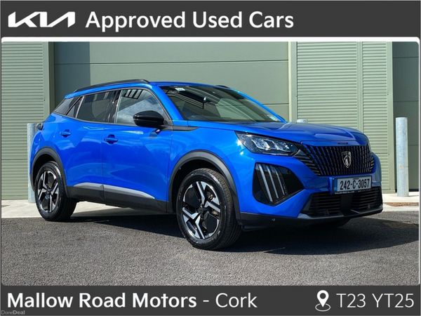 Peugeot 2008 SUV, Petrol Hybrid, 2024, Blue
