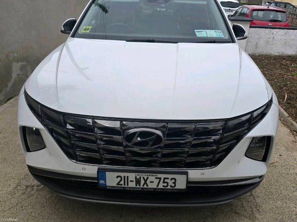 Hyundai Tucson SUV, Petrol Hybrid, 2021, White