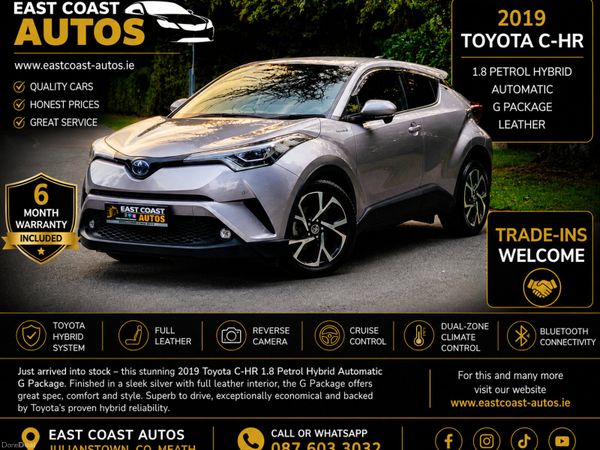Toyota C-HR Hatchback, Petrol Hybrid, 2019, Black