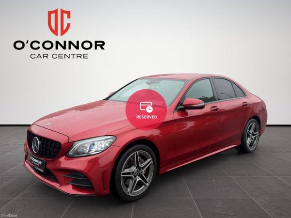 Mercedes-Benz C-Class Saloon, Diesel, 2019, Red