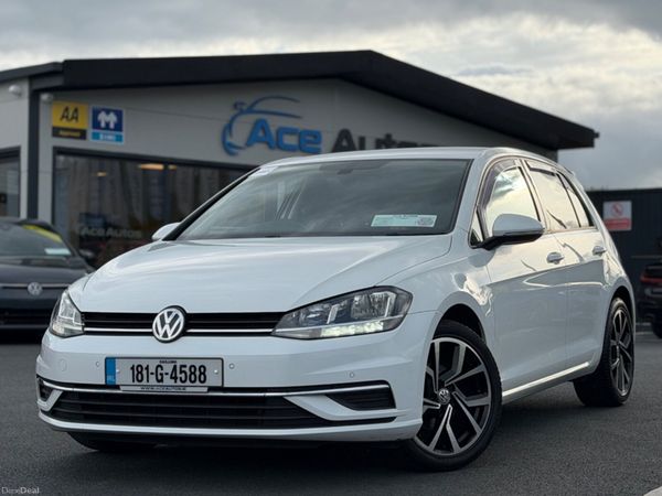 Volkswagen Golf Hatchback, Petrol, 2018, White