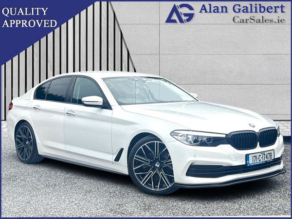 BMW 5-Series Saloon, Diesel, 2017, White