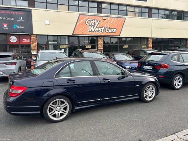 Mercedes-Benz C-Class Saloon, Petrol, 2010, Blue