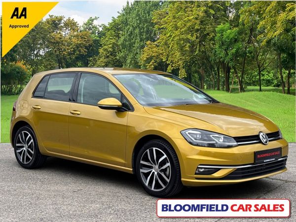 Volkswagen Golf Hatchback, Petrol, 2019, Gold