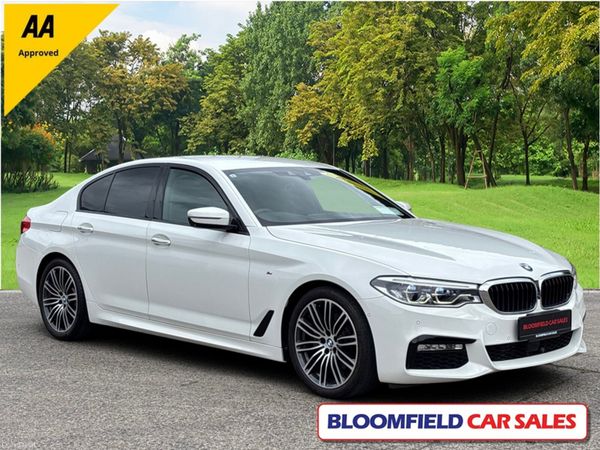 BMW 5-Series Saloon, Diesel, 2017, White