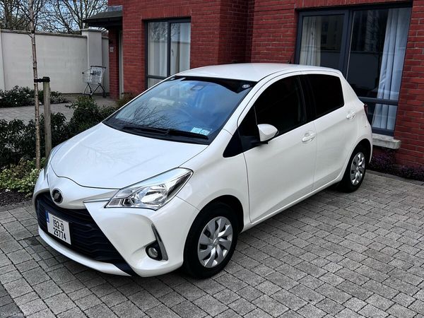 Toyota Vitz Hatchback, Petrol, 2019, White
