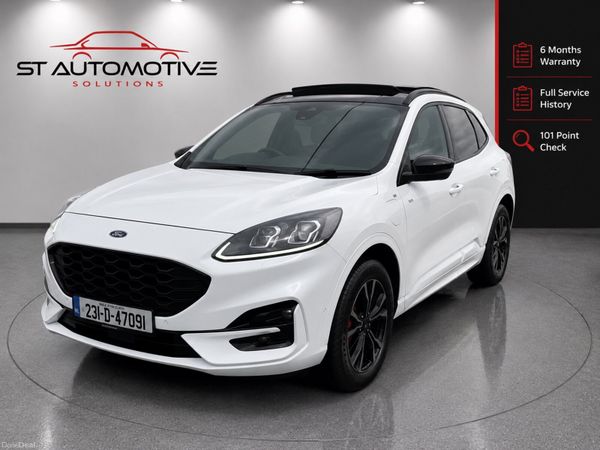 Ford Kuga SUV, Petrol Plug-in Hybrid, 2023, White