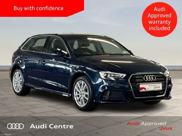 Audi A3 Hatchback, Petrol, 2019, Blue