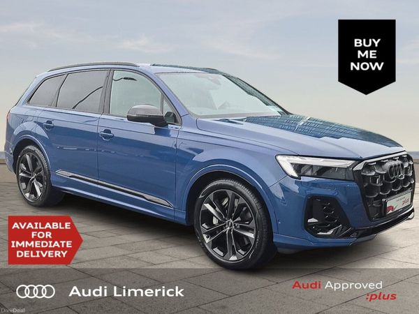 Audi Q7 SUV, Petrol Plug-in Hybrid, 2024, Blue
