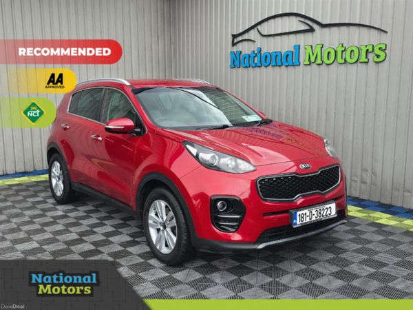 Kia Sportage SUV, Diesel, 2018, Red
