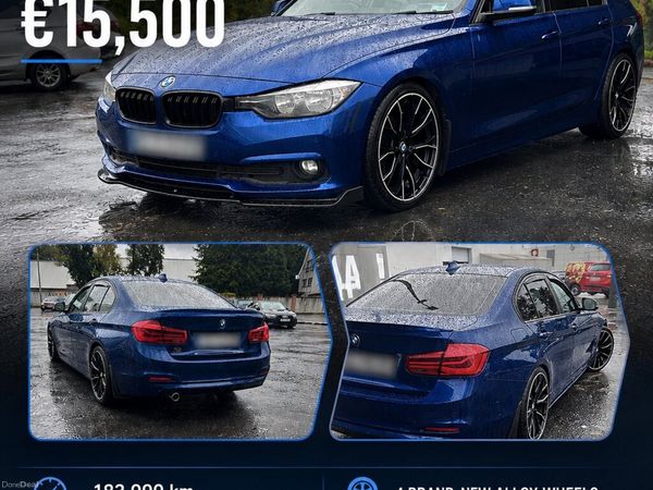 BMW 3-Series Saloon, Petrol, 2016, Blue