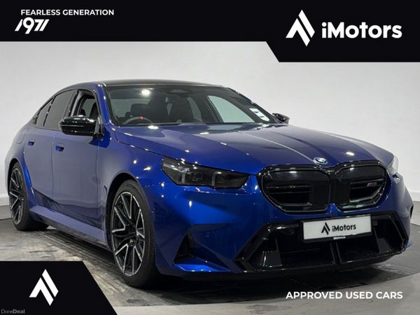 BMW M5 Saloon, Petrol Plug-in Hybrid, 2025, Blue