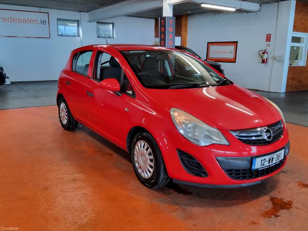 Opel Corsa Hatchback, Petrol, 2012, Red