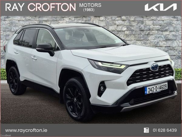 Toyota RAV4 SUV, Petrol Hybrid, 2024, White