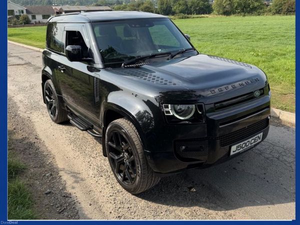 Land Rover Defender SUV, Diesel Hybrid, 2021, Black