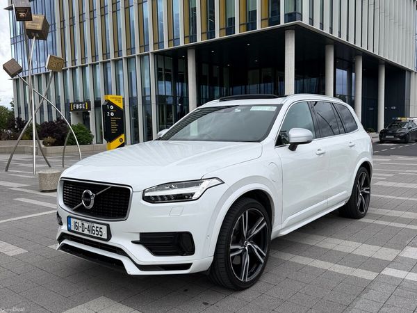 Volvo XC90 SUV, Petrol Plug-in Hybrid, 2016, White