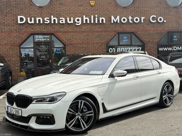 BMW 7-Series Saloon, Petrol Plug-in Hybrid, 2016, Silver
