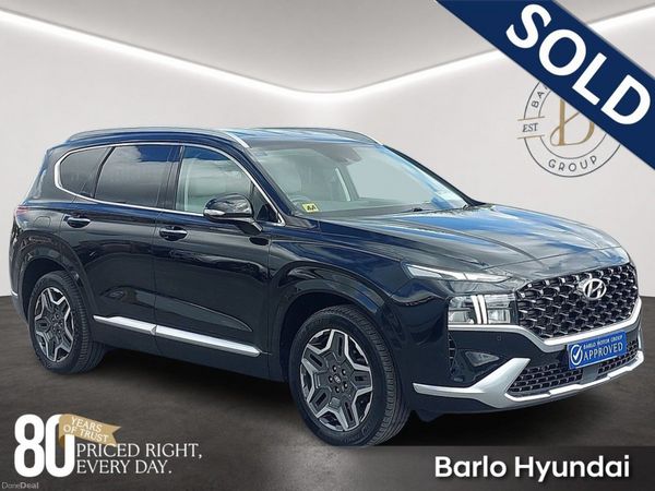 Hyundai Santa Fe SUV, Petrol Plug-in Hybrid, 2022, Black
