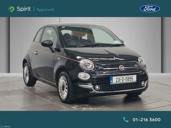 Fiat 500 Hatchback, Petrol, 2023, Black