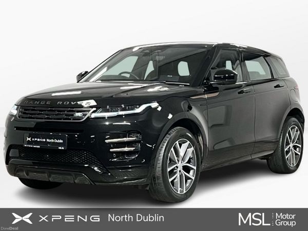Land Rover Range Rover Evoque SUV, Petrol Hybrid, 2024, Black