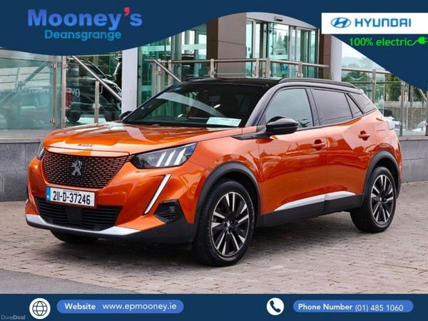 Peugeot 2008 Hatchback, Electric, 2021, Orange
