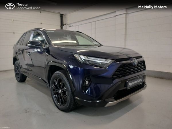 Toyota RAV4 SUV, Petrol Hybrid, 2022, Blue