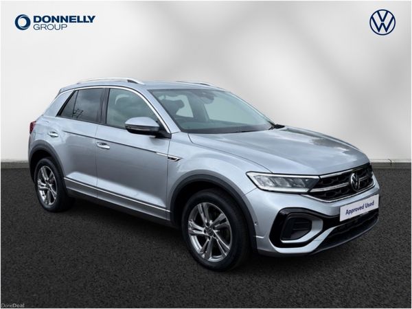Volkswagen T-Roc Hatchback, Petrol, 2022, Silver