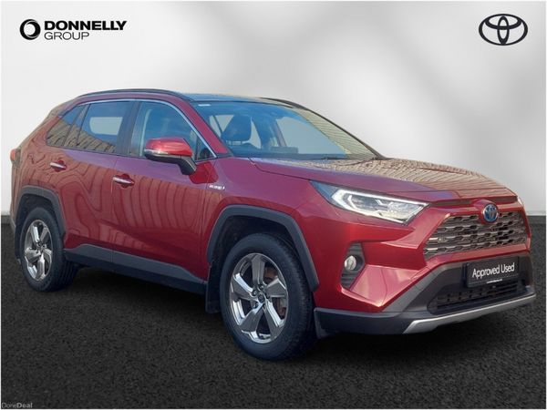 Toyota RAV4 SUV, Petrol Hybrid, 2020, Red