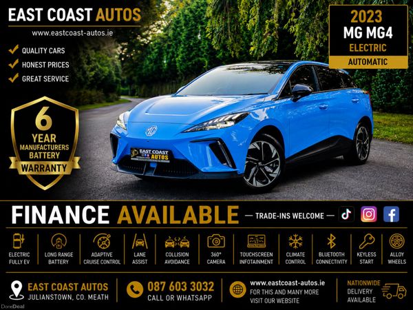 MG MG4 Hatchback, Electric, 2023, Blue