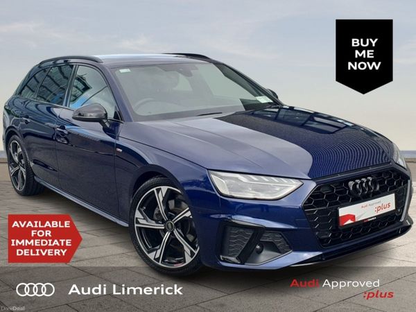 Audi A4 Estate, Diesel Hybrid, 2024, Blue
