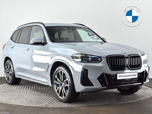 BMW X3 SUV, Petrol Plug-in Hybrid, 2024, Grey