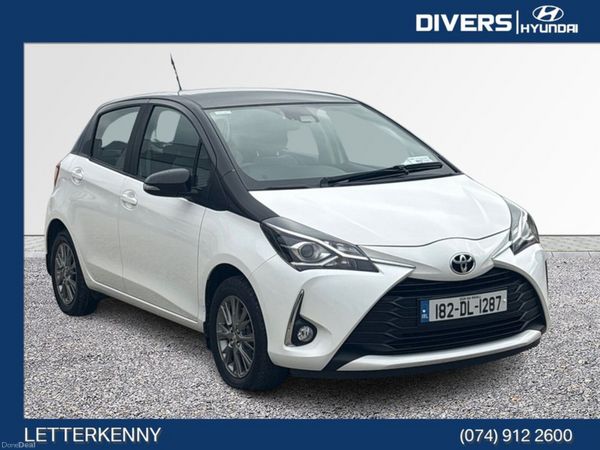 Toyota Yaris Hatchback, Petrol, 2018, White