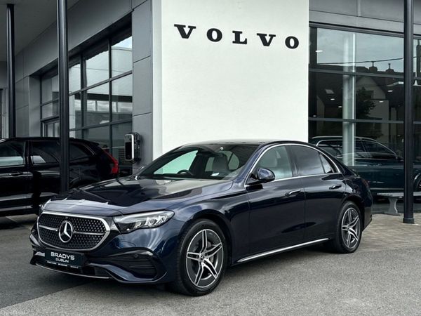 Mercedes-Benz E-Class Saloon, Petrol Plug-in Hybrid, 2024, Blue