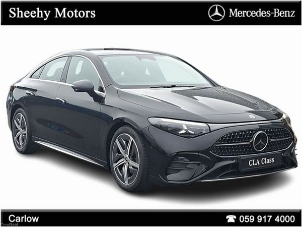 Mercedes-Benz CLA Saloon, Petrol Hybrid, 2026, Black