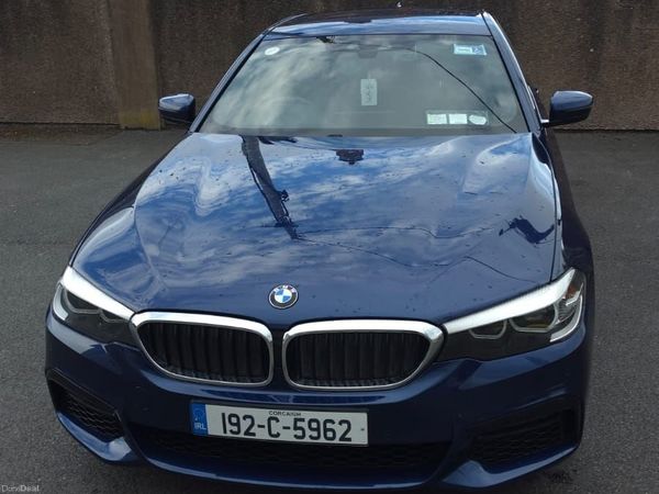 BMW 5-Series Saloon, Diesel, 2019, Blue