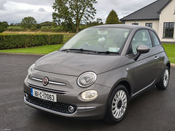 Fiat 500 Hatchback, Petrol, 2016, Grey