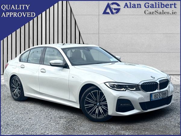 BMW 3-Series Saloon, Petrol, 2019, White