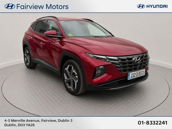 Hyundai Tucson SUV, Petrol Plug-in Hybrid, 2023, Red