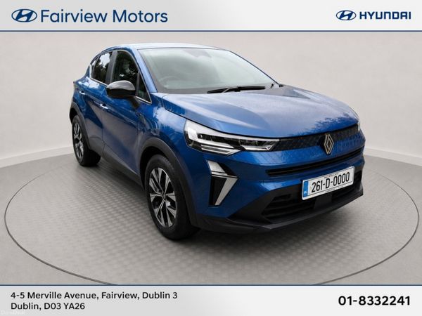 Renault Captur SUV, Petrol Hybrid, 2026, Blue