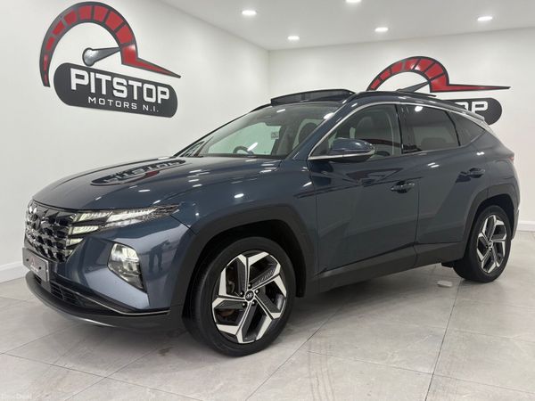 Hyundai Tucson SUV, Petrol Hybrid, 2021, Blue