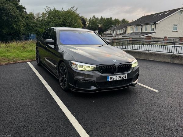 BMW 5-Series Saloon, Petrol Plug-in Hybrid, 2018, Grey