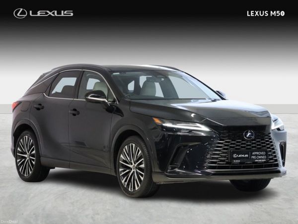 Lexus RX450H+ SUV, Petrol Plug-in Hybrid, 2023, Black