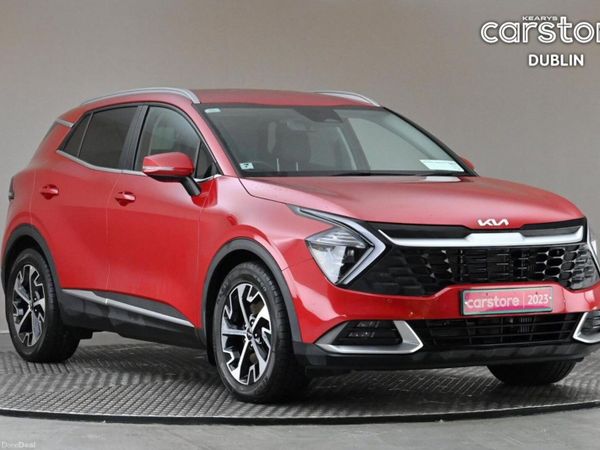 Kia Sportage SUV, Diesel Hybrid, 2023, Red